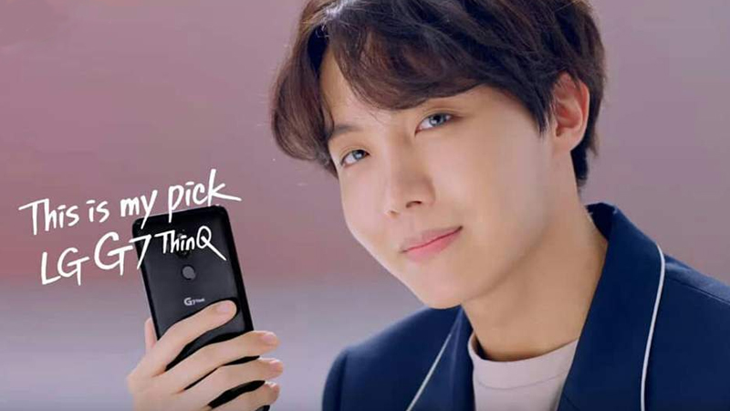 Một mẩu quảng c&aacute;o của LG